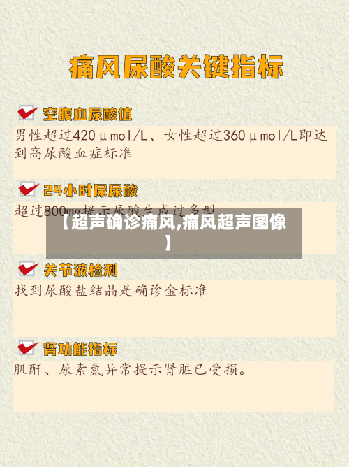 【超声确诊痛风,痛风超声图像】-第2张图片