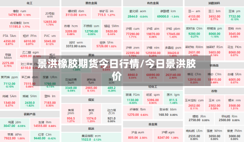 景洪橡胶期货今日行情/今日景洪胶价