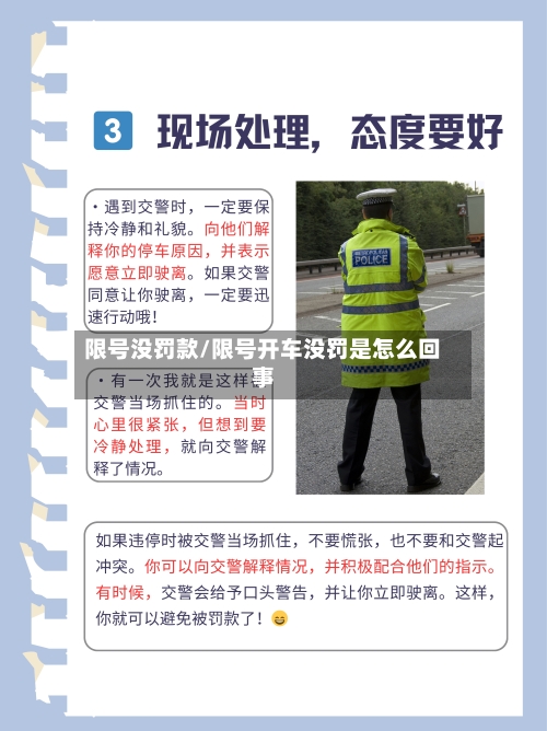 限号没罚款/限号开车没罚是怎么回事-第1张图片