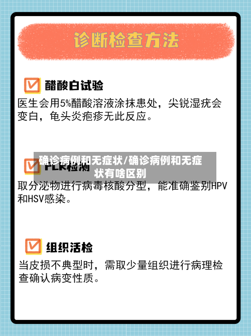 确诊病例和无症状/确诊病例和无症状有啥区别-第1张图片