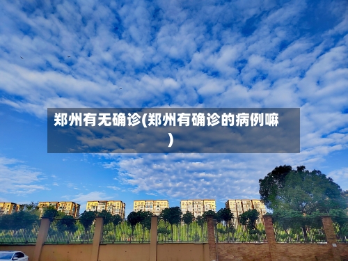郑州有无确诊(郑州有确诊的病例嘛)-第2张图片