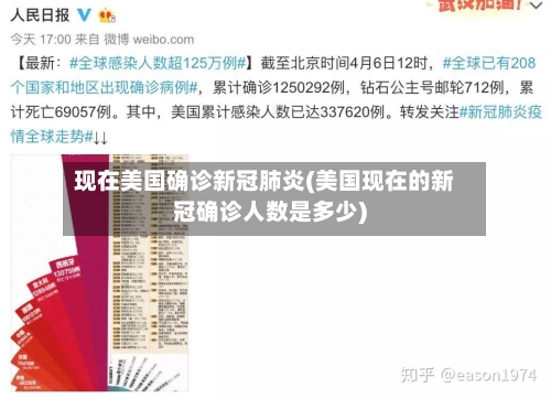 现在美国确诊新冠肺炎(美国现在的新冠确诊人数是多少)