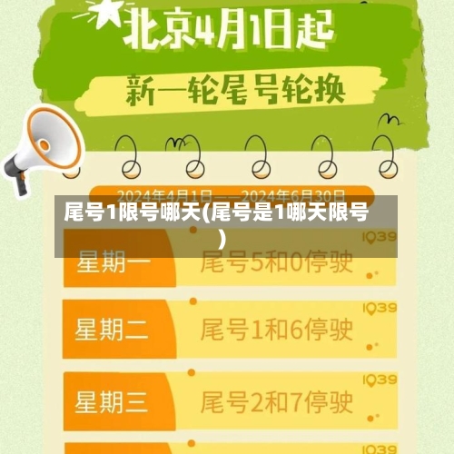 尾号1限号哪天(尾号是1哪天限号)-第1张图片