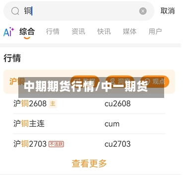 中期期货行情/中一期货-第2张图片