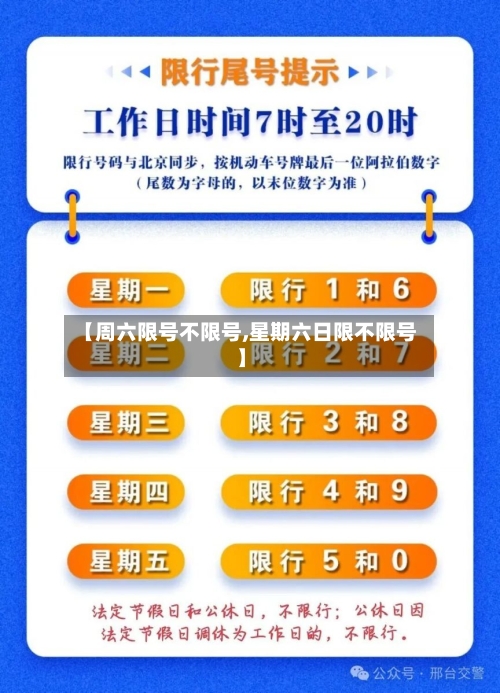 【周六限号不限号,星期六日限不限号】