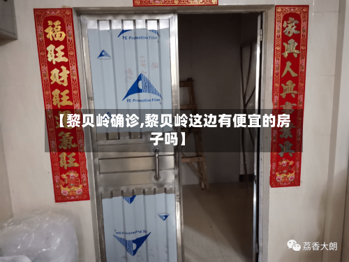 【黎贝岭确诊,黎贝岭这边有便宜的房子吗】